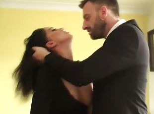 Degraded Euro sub Throatfucked Furiously