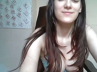 amateur, webcam, mère, solo, lait