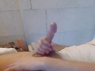 masturbación, chorro-de-corrida, gay, paja, webcam