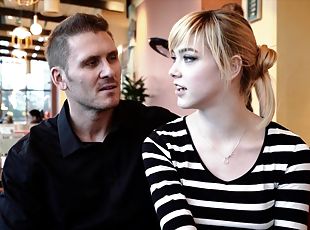 Cute 18yo Blonde in Stockings Anny Aurora nailed doggystyle - Anny aurora