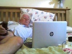 pai, masturbação, gay, webcam, avô-grandpa