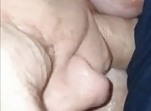 Tittyfuck of huge bound tits