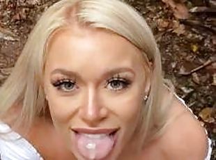 utendørs, offentlig, amatør, anal, pov, blond