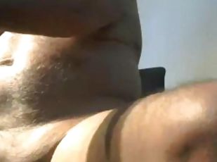 Grandpa stroke on webcam