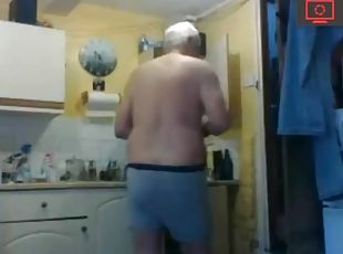 pai, masturbação, amador, gay, punheta, webcam, avô-grandpa