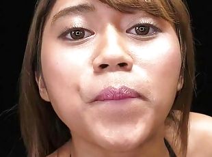 asiático, chupanços, tiro-ao-alvo, japonesa, engolindo, ejaculação, bukkake