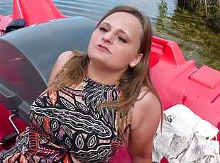 POV fuck for milf on the lake