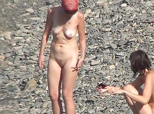 nudist, im-freien, kam, strand, voyeur, versteckte, angeberei