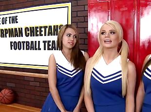 Dirty Cheerleaders With Big Tits Getting Fucked.