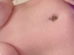 baignade, orgasme, amateur, ejaculation-interne, douche, solo