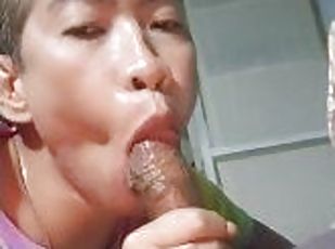 asiatique, masturbation, amateur, fellation, énorme-bite, gay, ejaculation, bite