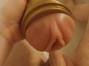 masturbation, amateur, énorme-bite, jouet, ejaculation-interne, solo, bite