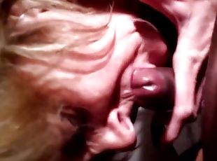 mature, énorme-bite, interracial, fellation-profonde, black, blonde, boules, bite, orteils