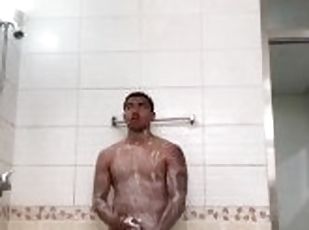 Latino jerking off