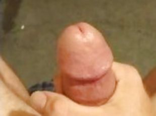 Big cum shot at work