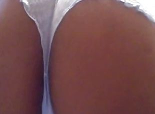 chatte-pussy, amateur, culotte, naturel, mignonne, solo, rasé