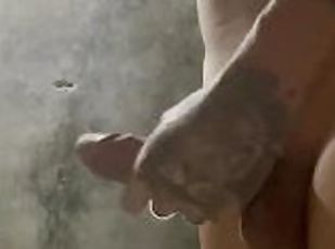 masturbation, ejaculation-sur-le-corps, gay, secousses, mignonne, minet, bite