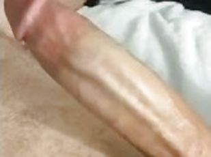 Edging my big cock till i shoot a massive load