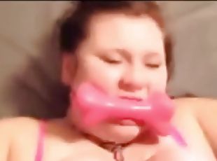 My Soaking Pussy Devours My Dildo