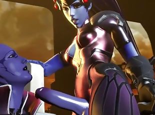 Widowmaker fucks Aria