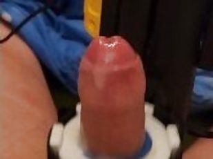 masturbation, amatör, cumshot, leksak, ensam, kuk