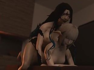 amateur, lesbienne, ados, ejaculation-interne, anime, fantaisie, hentai, 3d, petite, petits-seins