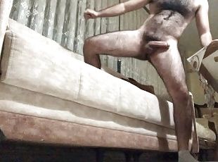 papa, poilue, masturbation, orgasme, amateur, ejaculation-sur-le-corps, énorme-bite, gay, maison, latina