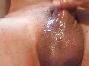 masturbation, pisser, giclée, amateur, ejaculation-sur-le-corps, énorme-bite, branlette, secousses, ejaculation, solo