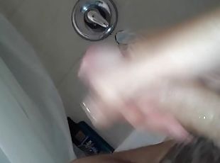 masturbation, amateur, ejaculation-sur-le-corps, énorme-bite, secousses, point-de-vue, horny, solo, bite