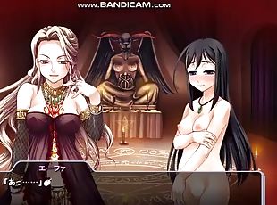 lesbienne, milf, japonais, ejaculation-interne, hentai