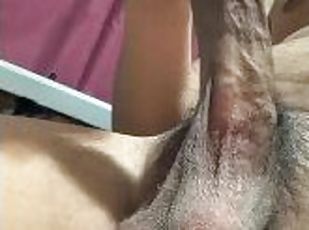 masturbation, amateur, énorme-bite, interracial, point-de-vue, solo, boules, bite