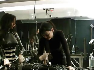 wichsen, sadomasochismus, 3etwas, latex, brunette, domina