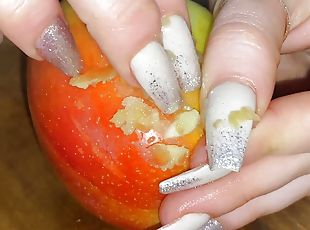 Long Nails Fruits Massacre Part 4 I MyNastyFantasy