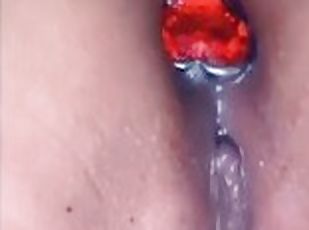 Fat pussy anal plug