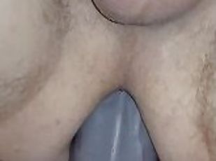 amateur, anal, gay, consolador, a-solas, afeitada