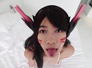 アジアの, pov, タイの, かわいい, ブルネット