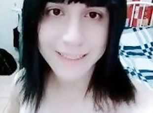 masturbación, transexual, amateur, adolescente, latino, pequeñita, a-solas, tetitas