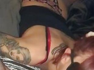 amateur, babes, fellation, ejaculation-sur-le-corps, énorme-bite, salope, ejaculation, pute, solo, tatouage