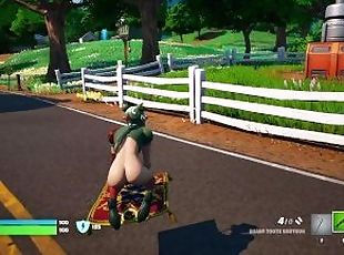 Fortnite gameplay (tigeress pantless)