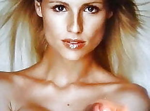 Michelle Hunziker pov facial and tits cumshot