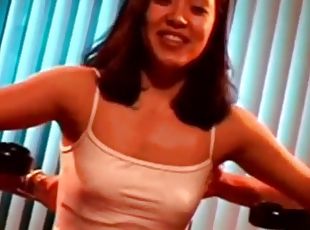 asiatique, masturbation, amateur, ejaculation-sur-le-corps, interracial, milf, branlette, double, pénétrante