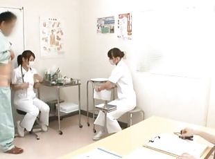 Japanese Nurses Give Great Handjobs In A Doctor's office