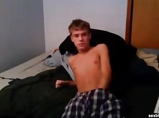 masturbation, fitta-pussy, brudar, cumshot, tonåring, juckande, ung18, blond, rakad, kuk