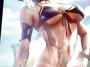 Ashe overwatch cum tribute 3