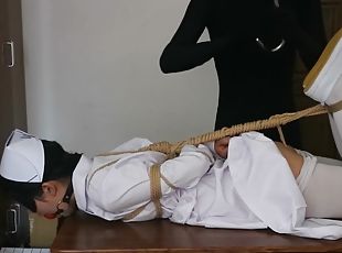 アジアの, 看護師, 日本人, bdsm, ボンデージ