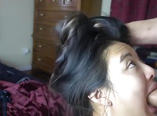 throatpie from beautiful asian gf