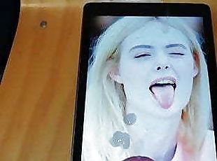 Elle Fanning cumtribute 