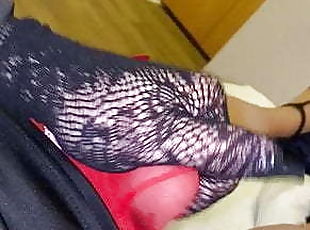 masturbation, transsexuelle, mature, travesti, ladyboy, bas, lingerie, solo