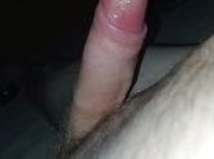 bøsse, creampie, sort, småfed, solo, tatovering, pik