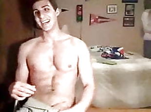 masturbación, amateur, gay, webcam, pillada, musculada, gay-joven